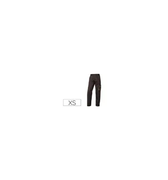 

DELTAPLUS pants with adjustable waist and 5 pockets brown-green size XS