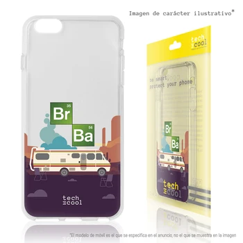 

FunnyTech®Silicone Case for Samsung Galaxy S9 Plus l series Breaking Bad caravan transparent