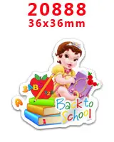 20888 30 шт мультяшный персонаж плоское украшение из смолы PR 18489 - Цвет: 20888