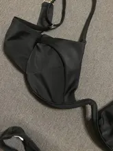 Conjunto de bikini de moda, bañador de mujeres con sujetador acolchado, traje de baño de señora, ropa de baño de estilo vendaje unicolor de realce con formal triangular