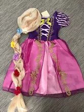 Chicas Rapunzel vestido de la princesa del traje para niña niños Cosplay Sofia Vestidos vestido de niños ropa de fiesta de cumpleaños 2-8 años