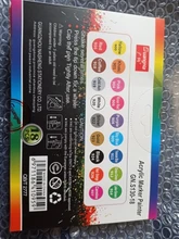 Gn-Rotuladores acrílicos de pintura acrílica, bolígrafos ideales para rotular tazas de porcelana, vidrio, roca, cerámica, lienzos de tela, o madera, 12 o 18 colores, de 0,7mm