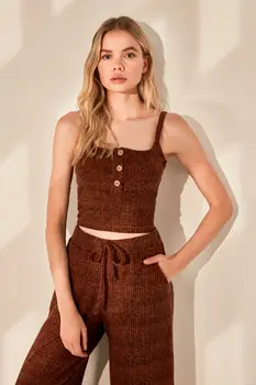 

Trendyol Button Detail Knitting Bustier TWOAW21BS0001
