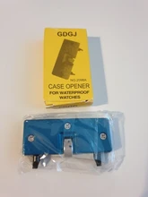 Llave para Mesa de dos garras, cubierta trasera de reloj, herramienta de apertura, removedor Rectangular ajustable, Kit de reparación de reloj, ajustador de calibre de 52mm