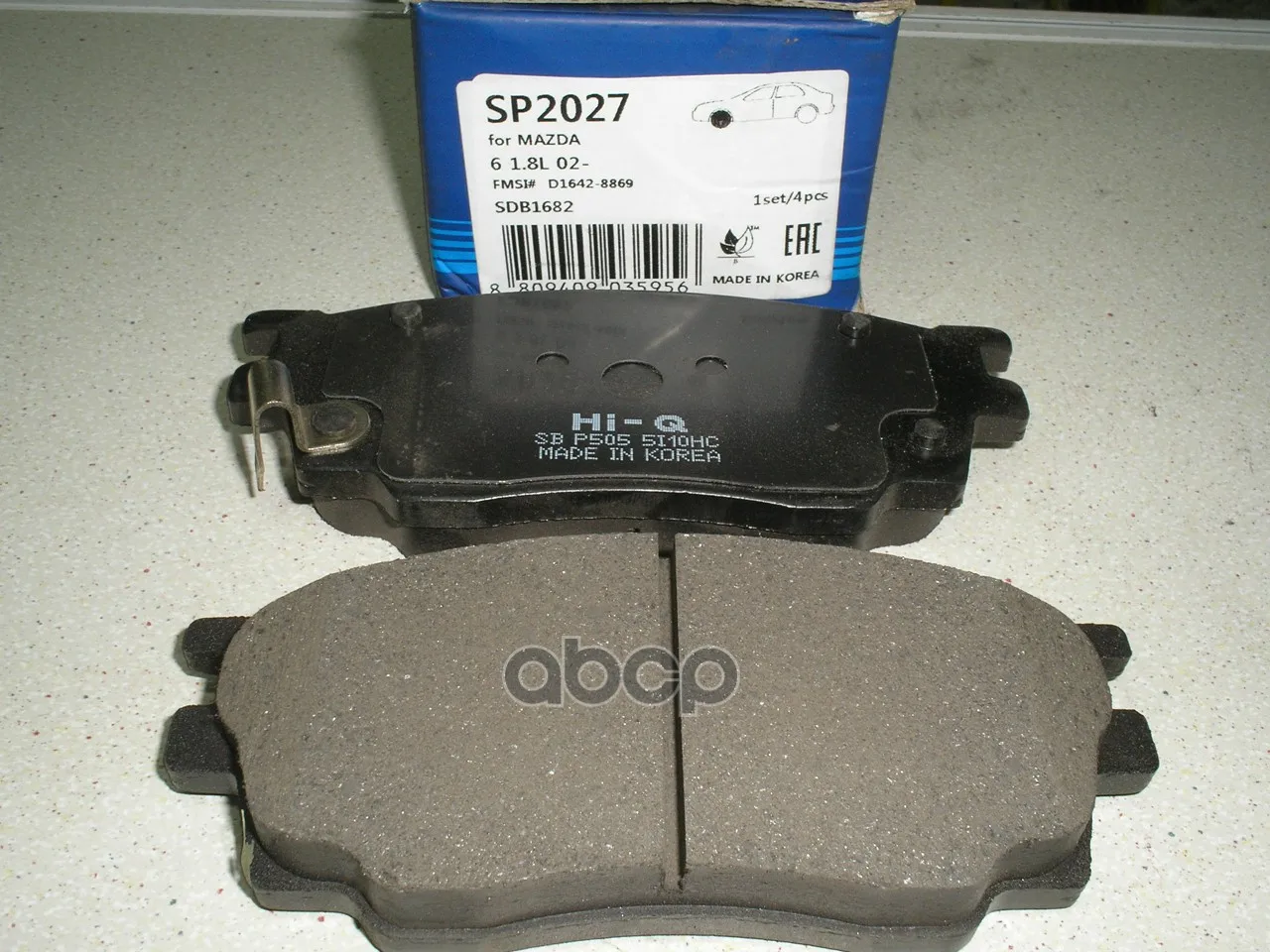 Колодки Тормозные Дисковые Sangsin Brake Sp2027 Sangsin brake арт. SP2027