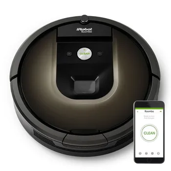 

Robot vacuum cleaner irobot roomba 980-iadapt 2.0 navigation with visual location-3 phase cleaning-optical sensors and