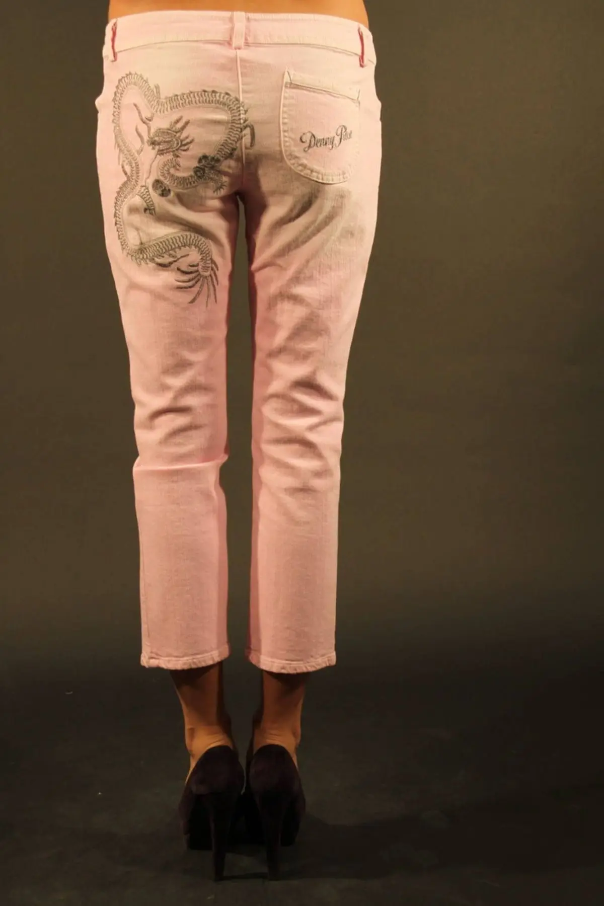 DENNY брюки с розами PINOCCHIETTO women DENNY ROSE