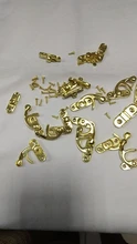 10 Uds. De cierre de Metal con gancho, cerrojo decorativo con tornillos, accesorios de hebilla con tornillos, pequeños y antiguos para mejorar el hogar