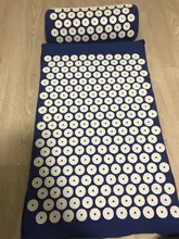 Esterilla para acupresión antideslizante, colchoneta con punta de masajes para el dolor corporal, ejercicios, yoga y pilates, con bolsa de regalo y aplicador