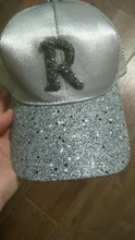 Womens Cap Baseball-Cap Snapback Letter Hip-Hop-Caps Rhinestone Female Girls Summer