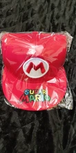 Gorra de baseball con bordado de Mario para niñas, informal, cosplay, hip hop, para viajar al aire libre