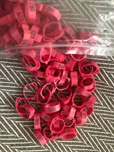 Chicken-Foot-Rings Poultry 2--2.4cm Inner-Diameter-Size Retractable Flexible 6-Colors