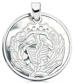 

SILVER PENDANT PEARL MEDICINE WITH Chain