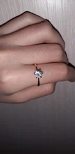 Anillos de Compromiso de boda para mujer, de Color plata joyería femenina, anillo de circonia de 6 capas con piedra, joyería al por mayor R013