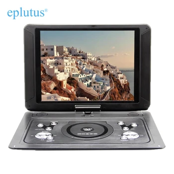 

Portable dvd player with tv tuner record player DVB-T2 swivel screen TV home car charger Eplutus LS 153T 15 inch rotate display