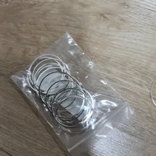 Aros de 8-40mm de diámetro redondo, conectores de cables para pendientes, anillos cerrados para DIY, fabricación de joyería de colgantes, suministros, accesorios, 20-50 Uds.