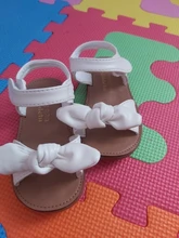 Zapatos antideslizantes informales con nudo de mariposa para bebé, sandalias de playa con punta abierta de princesa, para niño pequeño, Chico, Verano