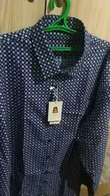 SHANBAO-Camisa de manga larga para hombre, camisa clásica informal de talla grande 6XL 7XL 8XL 9XL 10XL, patrón geométrico estampado