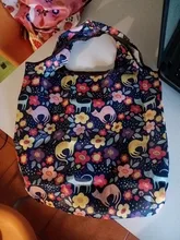 Bolso de compras grande y lavable, ecológico, reutilizable, de tela, plegable