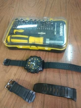 Correa de silicona para reloj de hombre, correa de goma de buceo deportiva negra de 18, 20 y 22mm, hebilla de acero inoxidable plateada para Casio