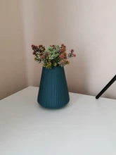 Plastic Vase Ornaments Decoration Origami Living-Room Morandi Modern 
