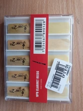 10 unids/caja ser B clarinete plano fuerza 2,5 Cañas 2-1/2 de bambú Reed lengüetas de clarinete silbato instrumento musical Accesorios