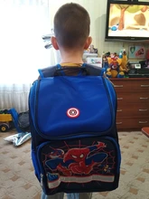 Mochila escolar de Spider-Man para niños, morral de dibujos animados para estudiantes de primaria