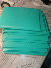 Sobres acolchados de 180x230mm, 10 Uds., bolsas de embalaje autosellables, color verde azulado espacial
