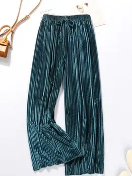 

GIL1495 Summer Wide Leg Pants For Women Casual Elastic High Waist a001 New Fashion Loose