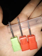 Brocas de carburo para manicura eléctrica, accesorios de herramientas de pedicura, 1 Uds.