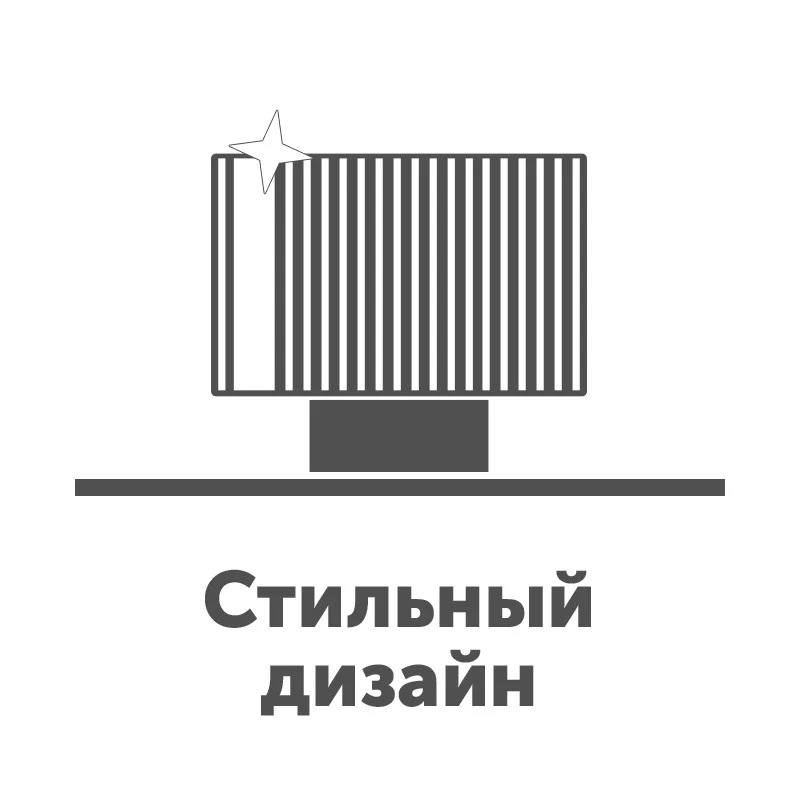 Встраиваемая панель с чугунными решетками AVEX HM 6042 B ручки темный металл чёрное
