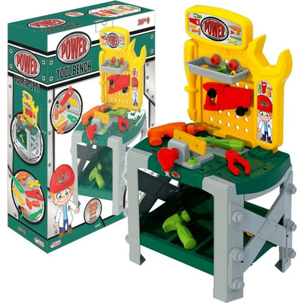 

Grandpa Power Repair Kit for Children, Suitable for Children 3 Years and Over, 33 Pieces, colorful and Educational Toy