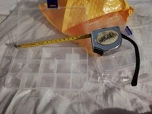 Caja de herramientas de plástico con 15 ranuras para joyería, organizador artesanal, estuche de transporte, cuentas de almacenamiento, F2414