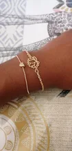 Pulseras de oro de loto hueco para mujer, pulsera de Navidad, regalo de joyería, 2021