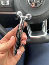 Rodillo masajeador 3D para estiramiento de la piel, herramienta de masaje Facial para estiramiento de la piel, arrugas, Bar360, giratoria, cara delgada Y con forma