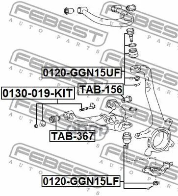 Болт С Эксцентриком Ремкомплект Febest 0129019kit Febest арт. 0129019KIT
