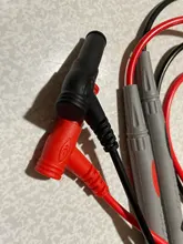 Cleqee P1502 2 uds multímetro sondas reemplazable agujas sonda Universal de prueba para multímetro Digital Cable de antena de Cable 1M