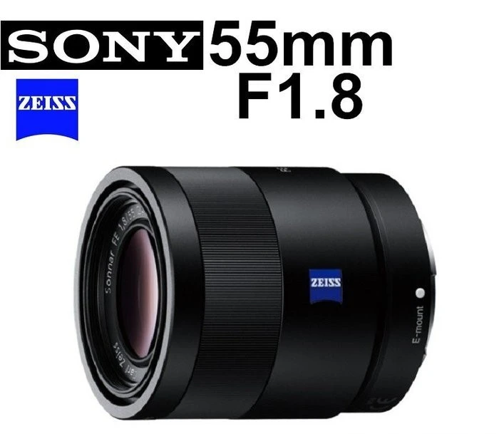 New Sony Sonnar T* Fe 55mm F/1.8 Za Lens Sel55f18z - Camera Lenses