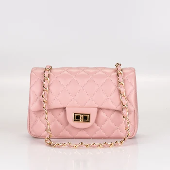

Women's bag 1116 pink, Lauf!, leather