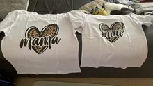 MINI Camiseta con estampado de mamá y yo, ropa a juego para Familia, 1 unidad