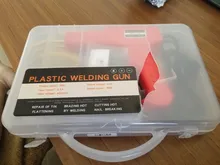 Soldador de plástico, herramientas de garaje, grapadora caliente práctica, máquina de reparación de plástico PVC, reparación de parachoques de coche
