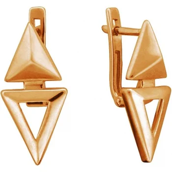 

Esthete earrings made of silver with gilding