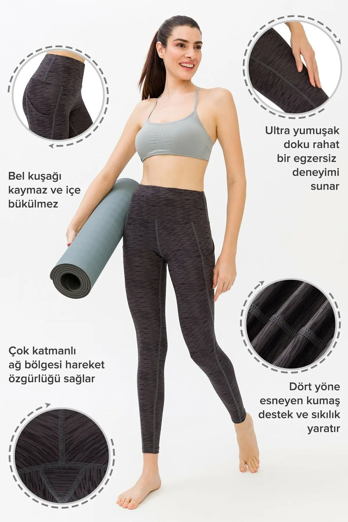 2021 Fashion Tights Fitness Female Full Length Leggings with Pocket 8 Colors Running Pants Comfortable Formfitting Yoga Pants
