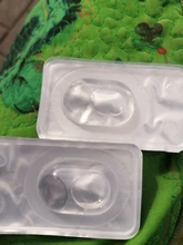 Easylittle-lentillas de colores para ojos, lentes de contacto de Color negro para ojo coloreado, bonitas, desengrasantes, 2 uds./par