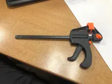 Clip de liberación rápida de trinquete de 4 pulgadas, barra de trabajo de madera, esparcidor, herramientas de mano, 1 ud.