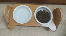 Bowl Water-Bowl-Stand-Feeder Neck-Care-Feeder Elevated Raised Dog-Cat-Food Ceramic 