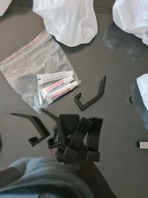 Double-Hook Kitchen-Accessories Bathroom Clothes Bedroom Black White For Livingroom 5PCS