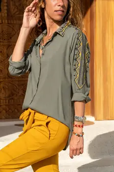 

Güneşkızı Women Ethnic Embroidered Temporary Shed Shirt GK-TZ102