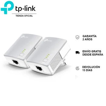 TP-LINK TL-PA4010 KIT PLC, Velocidad hasta 600Mbps, 1 Puerto Ethernet 10/100Mbps, Plug and Play, Garantía 2 años - NUEVO