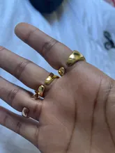 HUANZHI-anillo ancho brillante minimalista para mujer y hombre, anillos abiertos geométricos, joyería, Color dorado, plateado, 2020